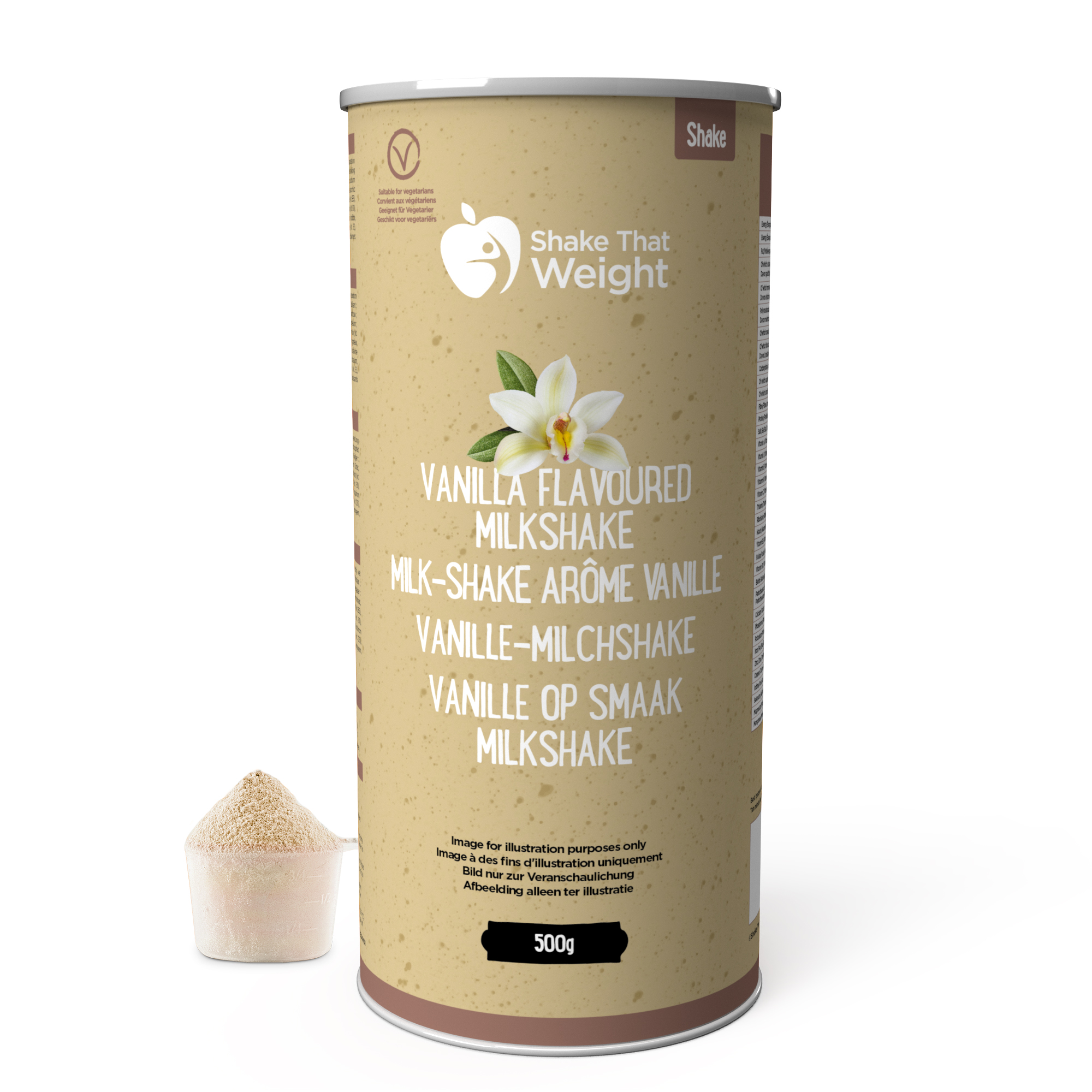 Vanilla flavour meal replacement diet shake (Tub of 14 servings