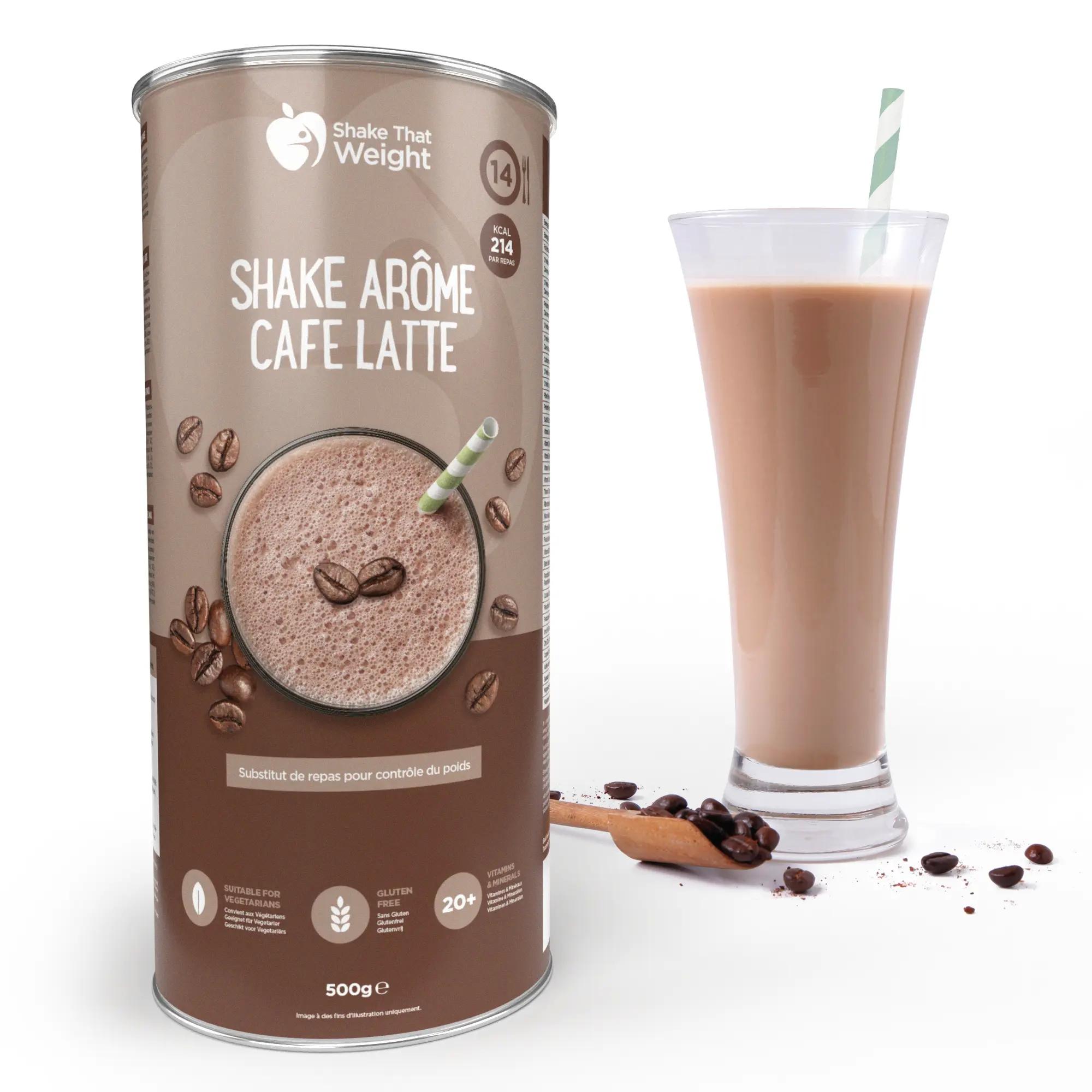Shake diététique substitut de repas Café Latte (pot de 14 portions) - Shake  That Weight Europe