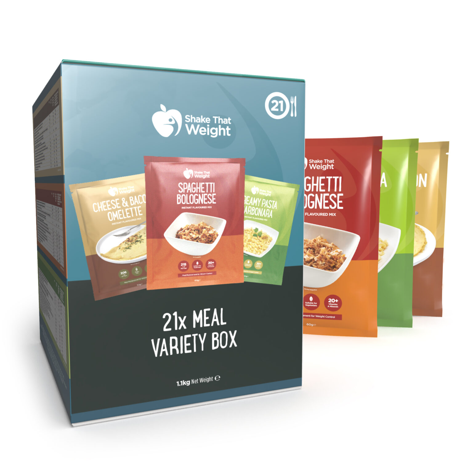 Variety Meals (Box of 21 Servings) Shake That Weight BV