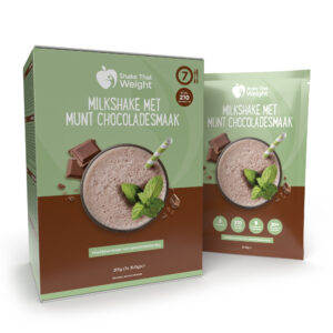 Maaltijdshake met Munt Chocoladesmaak (doos van 7 Porties)