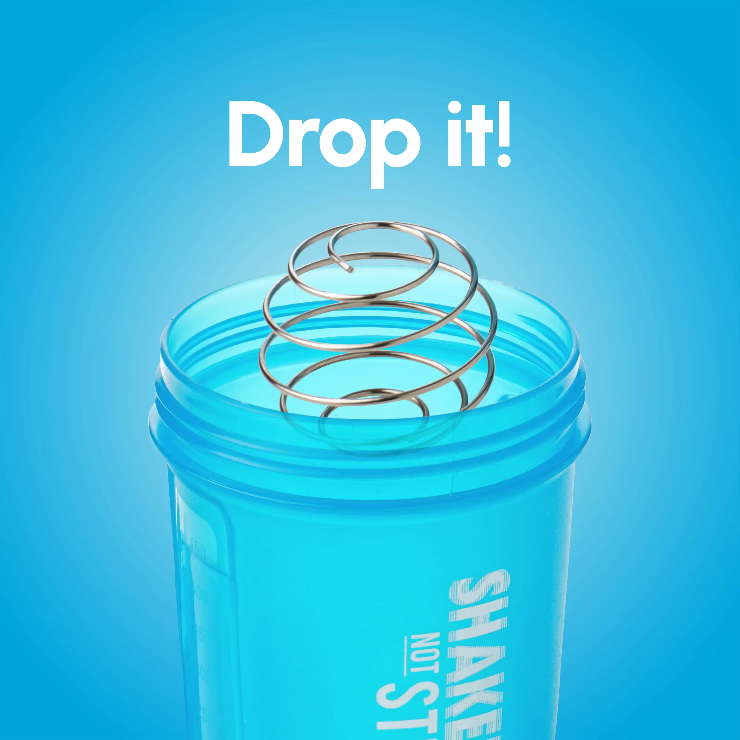 Blue Shaker - 450ml/16oz - Image 9